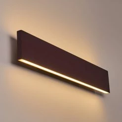 Hofstein Obion Wandleuchte LED Rostfarben, 2-flammig -Wandleuchten Verkaufsgeschäft obion wandleuchte h3307878 7