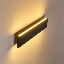 Hofstein Obion Wandleuchte LED Schwarz, 2-flammig -Wandleuchten Verkaufsgeschäft obion wandleuchte h3307915 11