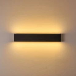 Hofstein Obion Wandleuchte LED Schwarz, 2-flammig -Wandleuchten Verkaufsgeschäft obion wandleuchte h3307915 12