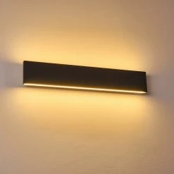 Hofstein Obion Wandleuchte LED Schwarz, 2-flammig -Wandleuchten Verkaufsgeschäft obion wandleuchte h3307915 18
