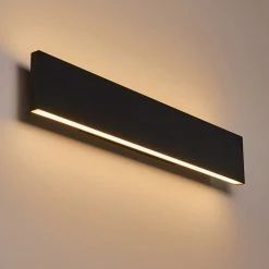 Hofstein Obion Wandleuchte LED Schwarz, 2-flammig -Wandleuchten Verkaufsgeschäft obion wandleuchte h3307915 7