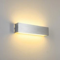 Hofstein Olbia Wandleuchte LED Aluminium, 1-flammig -Wandleuchten Verkaufsgeschäft olbia wandleuchte h165721 4