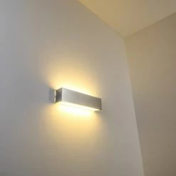 Hofstein Olbia Wandleuchte LED Aluminium, 1-flammig -Wandleuchten Verkaufsgeschäft olbia wandleuchte h165721 9