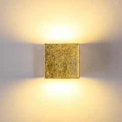 Hofstein Olbia Wandleuchte LED Gold, 1-flammig -Wandleuchten Verkaufsgeschäft olbia wandleuchte h166261 12