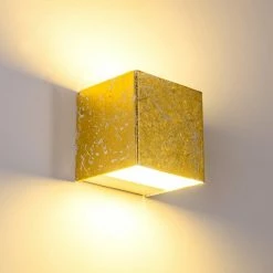 Hofstein Olbia Wandleuchte LED Gold, 1-flammig -Wandleuchten Verkaufsgeschäft olbia wandleuchte h166261 7