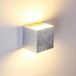 Hofstein Olbia Wandleuchte LED Silber, 1-flammig -Wandleuchten Verkaufsgeschäft olbia wandleuchte h166278 8