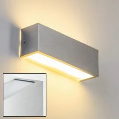 Hofstein Olbia Wandleuchte LED Aluminium, 1-flammig