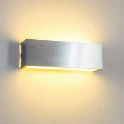 Hofstein Olbia Wandleuchte LED Aluminium, 1-flammig -Wandleuchten Verkaufsgeschäft olbia wandleuchte h377 8