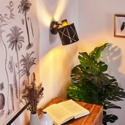 Hofstein Opatija Wandleuchte Schwarz, 1-flammig -Wandleuchten Verkaufsgeschäft opatija wandleuchte h3414613 6