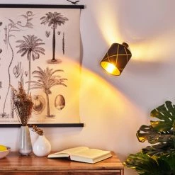 Hofstein Opatija Wandleuchte Schwarz, 1-flammig -Wandleuchten Verkaufsgeschäft opatija wandleuchte h3414613 8