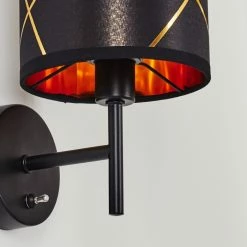 Hofstein Opatija Wandleuchte Schwarz, 1-flammig -Wandleuchten Verkaufsgeschäft opatija wandleuchte h3567456 5