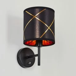 Hofstein Opatija Wandleuchte Schwarz, 1-flammig -Wandleuchten Verkaufsgeschäft opatija wandleuchte h3567456 7