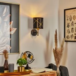 Hofstein Opatija Wandleuchte Schwarz, 1-flammig -Wandleuchten Verkaufsgeschäft opatija wandleuchte h3567456 8