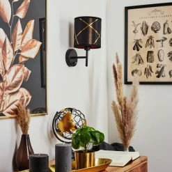 Hofstein Opatija Wandleuchte Schwarz, 1-flammig -Wandleuchten Verkaufsgeschäft opatija wandleuchte h3567456 9