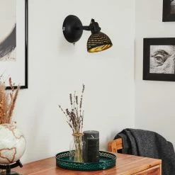 Hofstein Osina Wandleuchte Schwarz, 1-flammig -Wandleuchten Verkaufsgeschäft osina wandleuchte h3017562 10