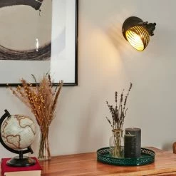 Hofstein Osina Wandleuchte Schwarz, 1-flammig -Wandleuchten Verkaufsgeschäft osina wandleuchte h3017562 8