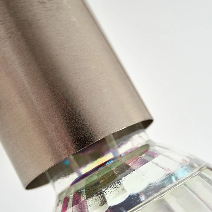 Hofstein Oula Wandleuchte LED Nickel-Matt, 1-flammig 3 Hofstein Oula Wandleuchte LED Nickel-Matt, 1-flammig – Bild 3