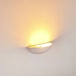 Hofstein Ovalle Wandleuchte Weiß, 1-flammig -Wandleuchten Verkaufsgeschäft ovalle wandleuchte h3266380 do4 10