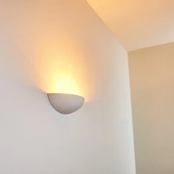 Hofstein Ovalle Wandleuchte Weiß, 1-flammig -Wandleuchten Verkaufsgeschäft ovalle wandleuchte h3266380 do4 16