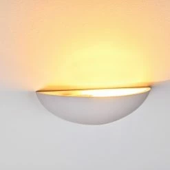 Hofstein Ovalle Wandleuchte Weiß, 1-flammig -Wandleuchten Verkaufsgeschäft ovalle wandleuchte h3266380 do4 5