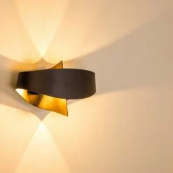 Hofstein Padua Wandleuchte LED Braun, 2-flammig 36 Hofstein Padua Wandleuchte LED Braun, 2-flammig -Wandleuchten Verkaufsgeschäft padua wandleuchte h386 led 15