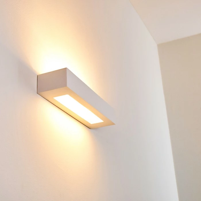 Hofstein Paglia Wandleuchte Weiß, 2-flammig 3 Hofstein Paglia Wandleuchte Weiß, 2-flammig – Bild 3