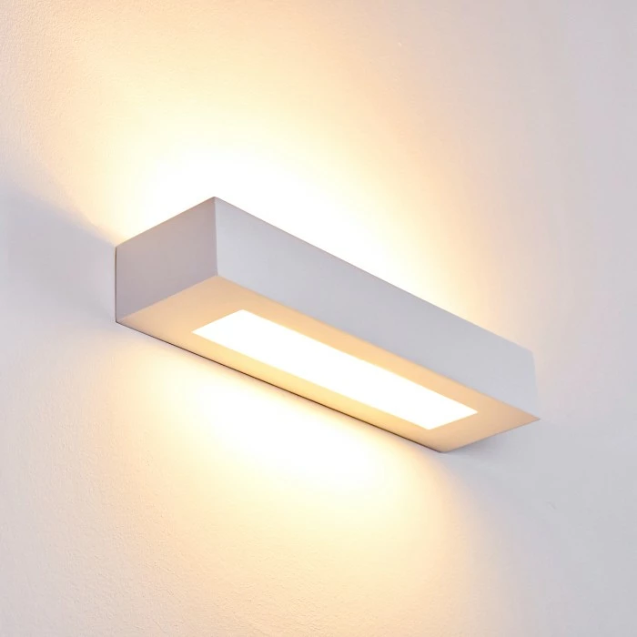 Hofstein Paglia Wandleuchte Weiß, 2-flammig 6 Hofstein Paglia Wandleuchte Weiß, 2-flammig – Bild 6