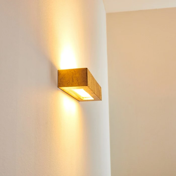 Hofstein Paglia Wandleuchte Gold, 2-flammig 10 Hofstein Paglia Wandleuchte Gold, 2-flammig – Bild 10