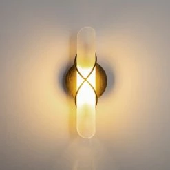 Hofstein Palma Wandleuchte Schwarz, Edelstahl, Weiß, 1-flammig -Wandleuchten Verkaufsgeschäft palma wandleuchte h167800 3