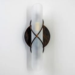 Hofstein Palma Wandleuchte Schwarz, Edelstahl, Weiß, 1-flammig -Wandleuchten Verkaufsgeschäft palma wandleuchte h167800 4