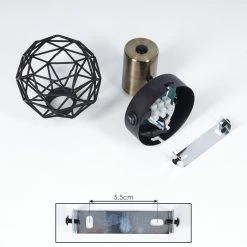 Hofstein Palmira Wandleuchte Messing, Schwarz, 1-flammig -Wandleuchten Verkaufsgeschäft palmira wandleuchte h3384275 4