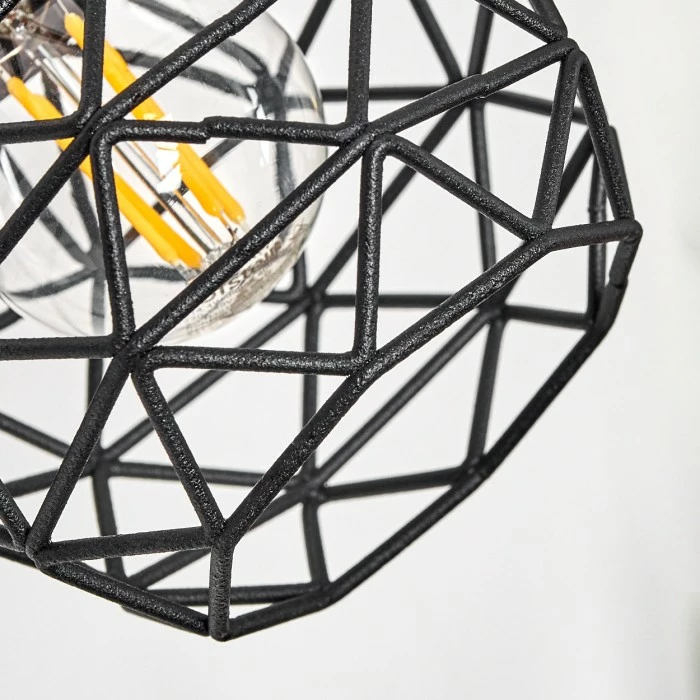 Hofstein Palmira Wandleuchte Schwarz, 1-flammig 6 Hofstein Palmira Wandleuchte Schwarz, 1-flammig – Bild 6