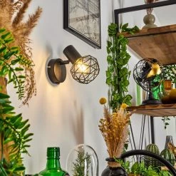 Hofstein Palmira Wandleuchte Schwarz, 1-flammig 16 Hofstein Palmira Wandleuchte Schwarz, 1-flammig -Wandleuchten Verkaufsgeschäft palmira wandleuchte h3384305 6