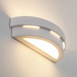 Hofstein Panicale Wandleuchte Weiß, 1-flammig -Wandleuchten Verkaufsgeschäft panicale wandleuchte h168753 12