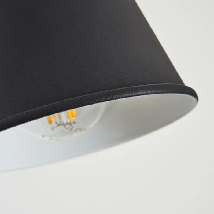 Hofstein Pany Wandleuchte Chrom, Schwarz, 1-flammig 6 Hofstein Pany Wandleuchte Chrom, Schwarz, 1-flammig – Bild 6