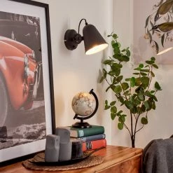 Hofstein Pany Wandleuchte Chrom, Schwarz, 1-flammig 16 Hofstein Pany Wandleuchte Chrom, Schwarz, 1-flammig -Wandleuchten Verkaufsgeschäft pany wandleuchte h3577219 6