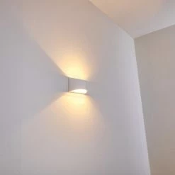 Hofstein Patea Wandleuchte Wei&szlig;, 1-flammig -Wandleuchten Verkaufsgeschäft patea wandleuchte h3266335 do4 11