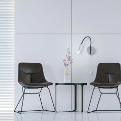 Paul Neuhaus Leuchten Paul Neuhaus PURE-GEMIN Wandleuchte LED Schwarz, Aluminium, 1-flammig