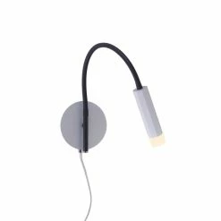 Paul Neuhaus Leuchten Paul Neuhaus PURE-GEMIN Wandleuchte LED Schwarz, Aluminium, 1-flammig -Wandleuchten Verkaufsgeschäft paul neuhaus pure gemin wandleuchte 9012 95 2