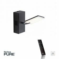 Paul Neuhaus Leuchten Paul Neuhaus PURE-MIRA Wandleuchte LED Schwarz, 2-flammig, Fernbedienung -Wandleuchten Verkaufsgeschäft paul neuhaus pure mira wandleuchte 9353 18 3