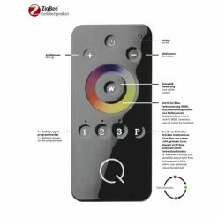 Paul Neuhaus Q-Serie Paul Neuhaus Q-Fisheye Wandleuchte LED Edelstahl, 2-flammig, Fernbedienung, Farbwechsler -Wandleuchten Verkaufsgeschäft paul neuhaus q fisheye wandleuchte 9115 55 10