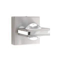 Paul Neuhaus Q-Serie Paul Neuhaus Q-Fisheye Wandleuchte LED Edelstahl, 2-flammig, Fernbedienung, Farbwechsler -Wandleuchten Verkaufsgeschäft paul neuhaus q fisheye wandleuchte 9115 55 3