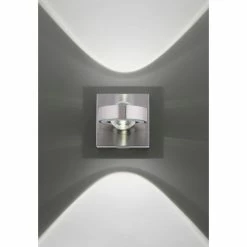 Paul Neuhaus Q-Serie Paul Neuhaus Q-MIA Wandleuchte LED Silber, 2-flammig, Fernbedienung, Farbwechsler -Wandleuchten Verkaufsgeschäft paul neuhaus q mia wandleuchte 9185 55 4