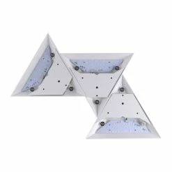 Paul Neuhaus Q-Serie Paul Neuhaus Q-TETRA MASTER Wandleuchte LED Nickel-Matt, 1-flammig, Fernbedienung, Farbwechsler -Wandleuchten Verkaufsgeschäft paul neuhaus q tetra master wandleuchte 6831 95 22