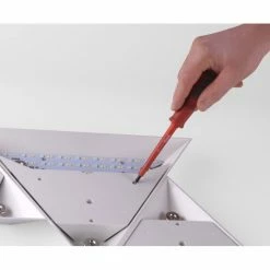 Paul Neuhaus Q-Serie Paul Neuhaus Q-TETRA MASTER Wandleuchte LED Nickel-Matt, 1-flammig, Fernbedienung, Farbwechsler -Wandleuchten Verkaufsgeschäft paul neuhaus q tetra master wandleuchte 6831 95 25