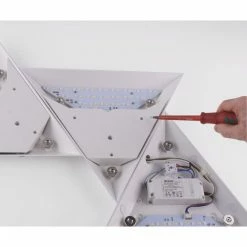 Paul Neuhaus Q-Serie Paul Neuhaus Q-TETRA SATELLIT Wandleuchte LED Nickel-Matt, 1-flammig, Fernbedienung -Wandleuchten Verkaufsgeschäft paul neuhaus q tetra satellit wandleuchte 6832 95 16