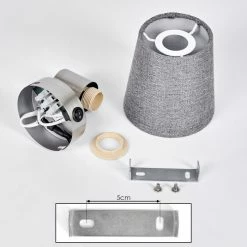 Hofstein Peralonso Wandleuchte Nickel-Matt, 1-flammig -Wandleuchten Verkaufsgeschäft peralonso wandleuchte h3579589 4