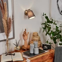 Hofstein Peralonso Wandleuchte Nickel-Matt, 1-flammig -Wandleuchten Verkaufsgeschäft peralonso wandleuchte h3579589 8