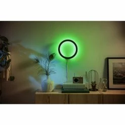 Philips Leuchten Philips Hue Ambiance White & Color Sana Wandleuchte LED Schwarz, 1-flammig, Farbwechsler -Wandleuchten Verkaufsgeschäft philips hue ambiance white color sana wandleuchte 8718696174531 3