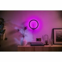 Philips Leuchten Philips Hue Ambiance White & Color Sana Wandleuchte LED Schwarz, 1-flammig, Farbwechsler -Wandleuchten Verkaufsgeschäft philips hue ambiance white color sana wandleuchte 8718696174531 5